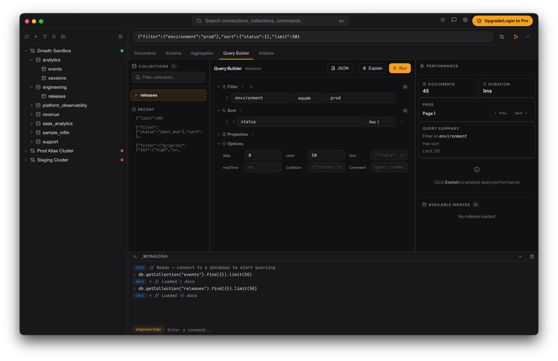Spanna visual query builder